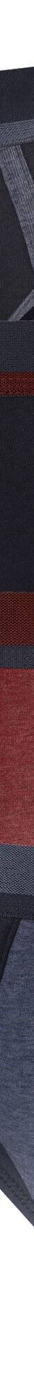 Slip fermé coutures contrastées, taille haute - lot de 4 (bleu jean + bordeaux) Slip fermé coutures contrastées, taille haute - lot de 4 (bleu jean + bordeaux)